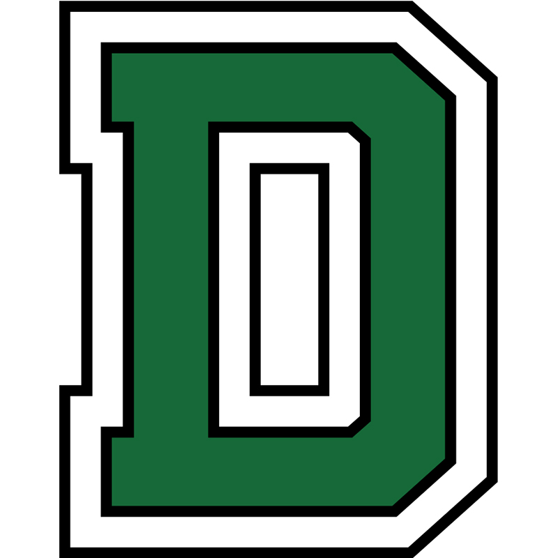 Dartmouth Big Green iron ons